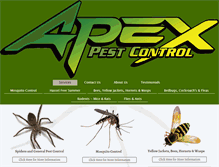 Tablet Screenshot of apexpestpro.com